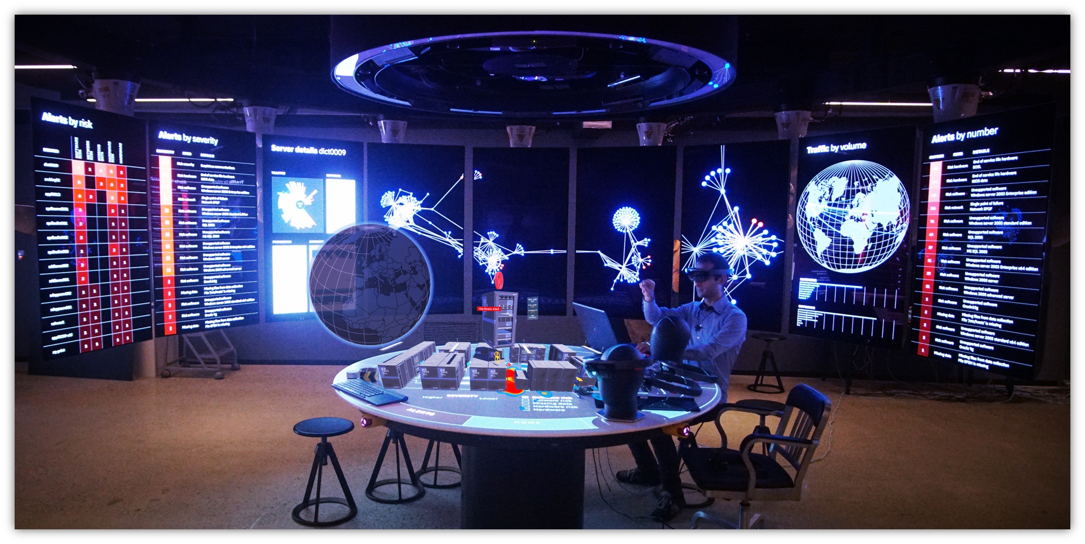 Dataspace: A Reconfigurable Hybrid Reality Environment for Collaborative   Information Analysis