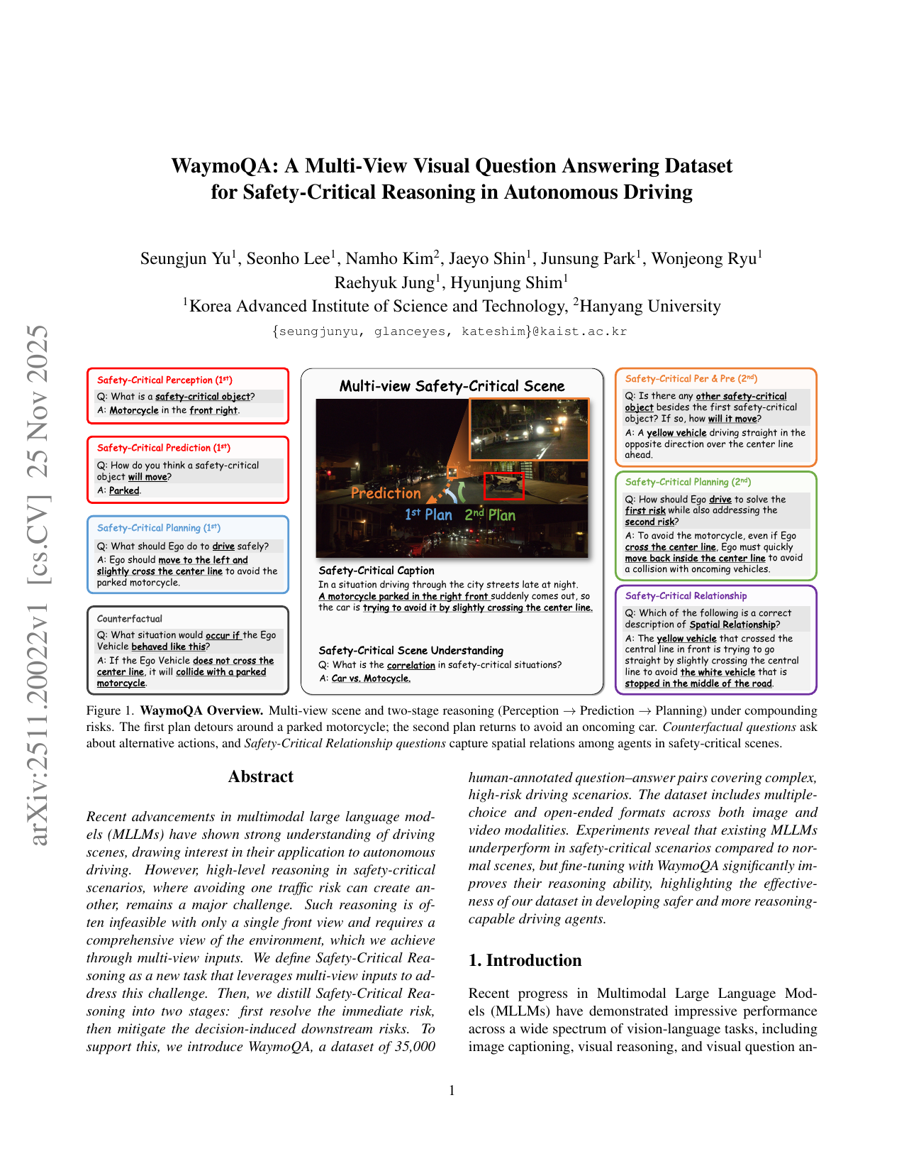 안전중요 객체 인식·예측·계획 종합 고찰