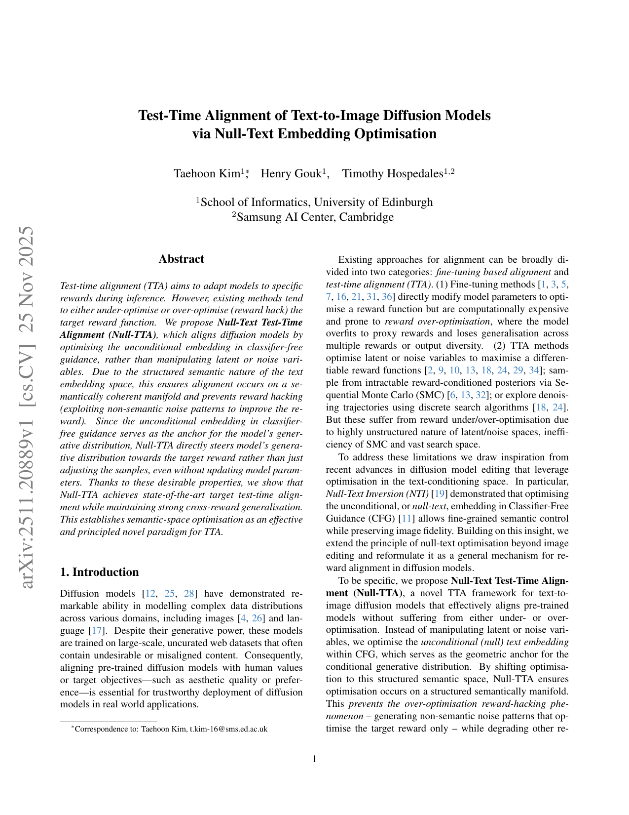 테스트 시점 정렬을 위한 널텍스트 접근