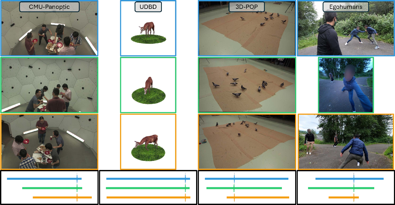 Visual Sync: Multi-Camera Synchronization via Cross-View Object Motion