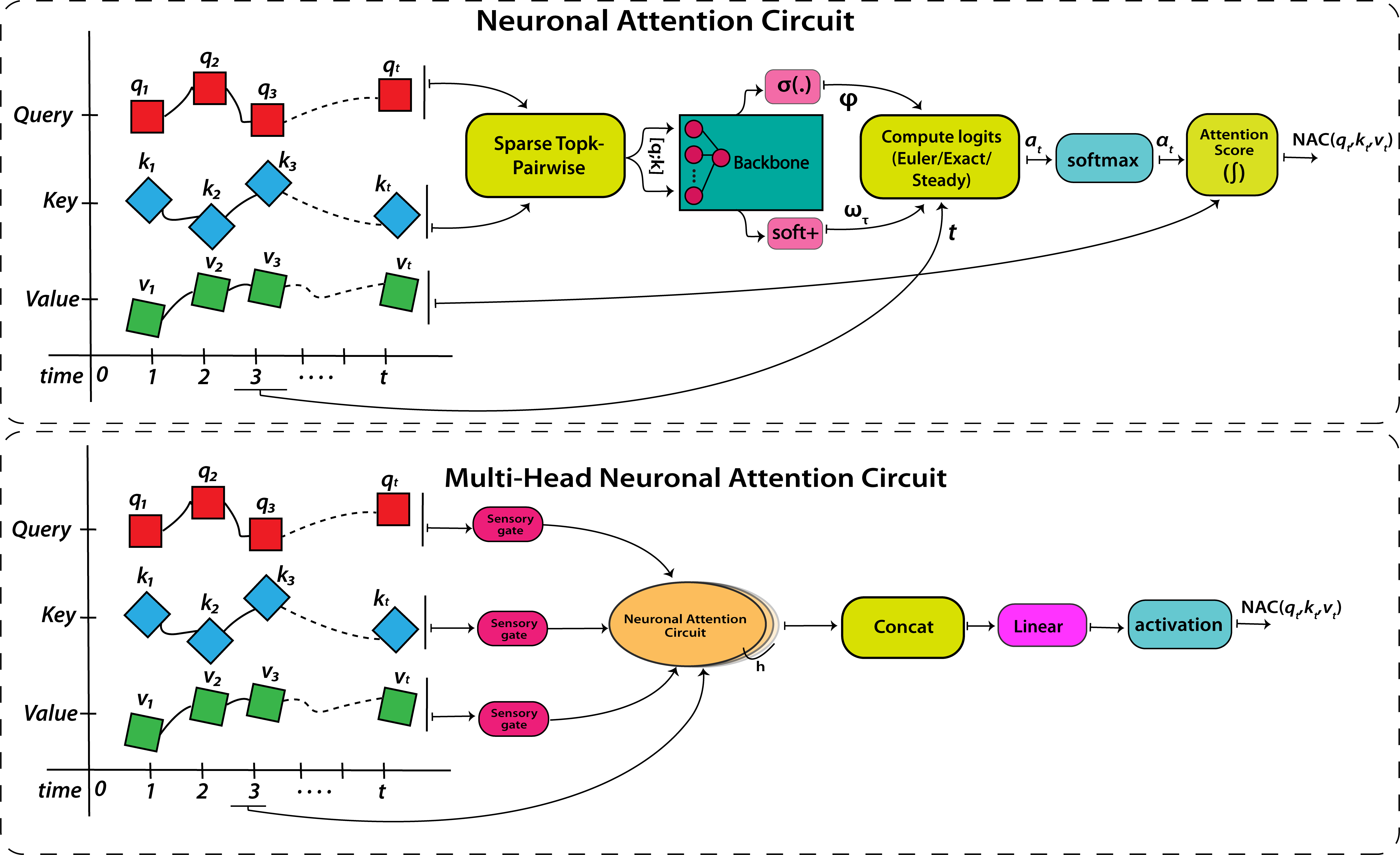 Neuronal Attention Circuit (NAC) for Representation Learning