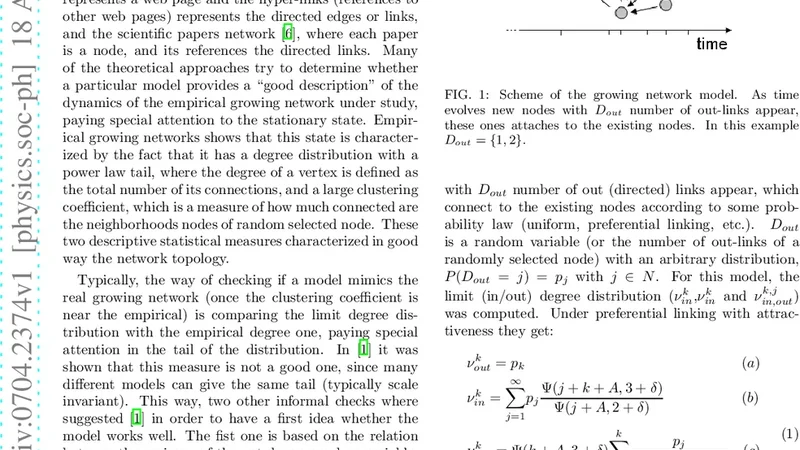 Growing Directed Networks: Estimation and Hypothesis Testing