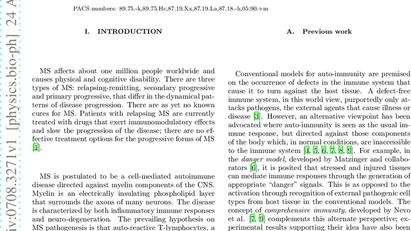 Simulation of Spread and Control of Lesions in Brain