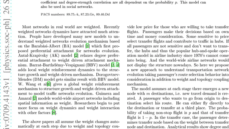 A weighted network evolution model based on passenger behavior