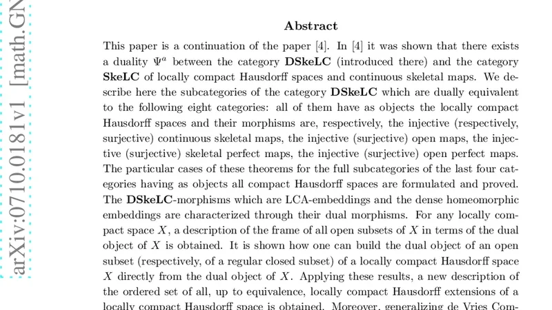 Some Generalizations of Fedorchuk Duality Theorem -- II