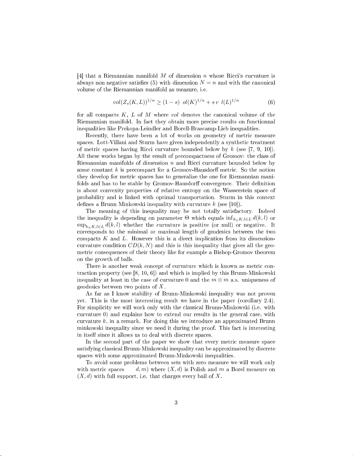 A discrete version and stability of Brunn Minkowski inequality