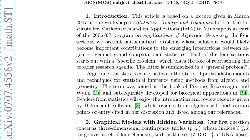 Open Problems in Algebraic Statistics