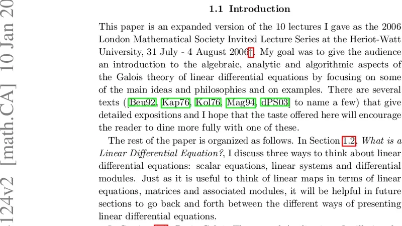 Introduction to the Galois Theory of Linear Differential Equations
