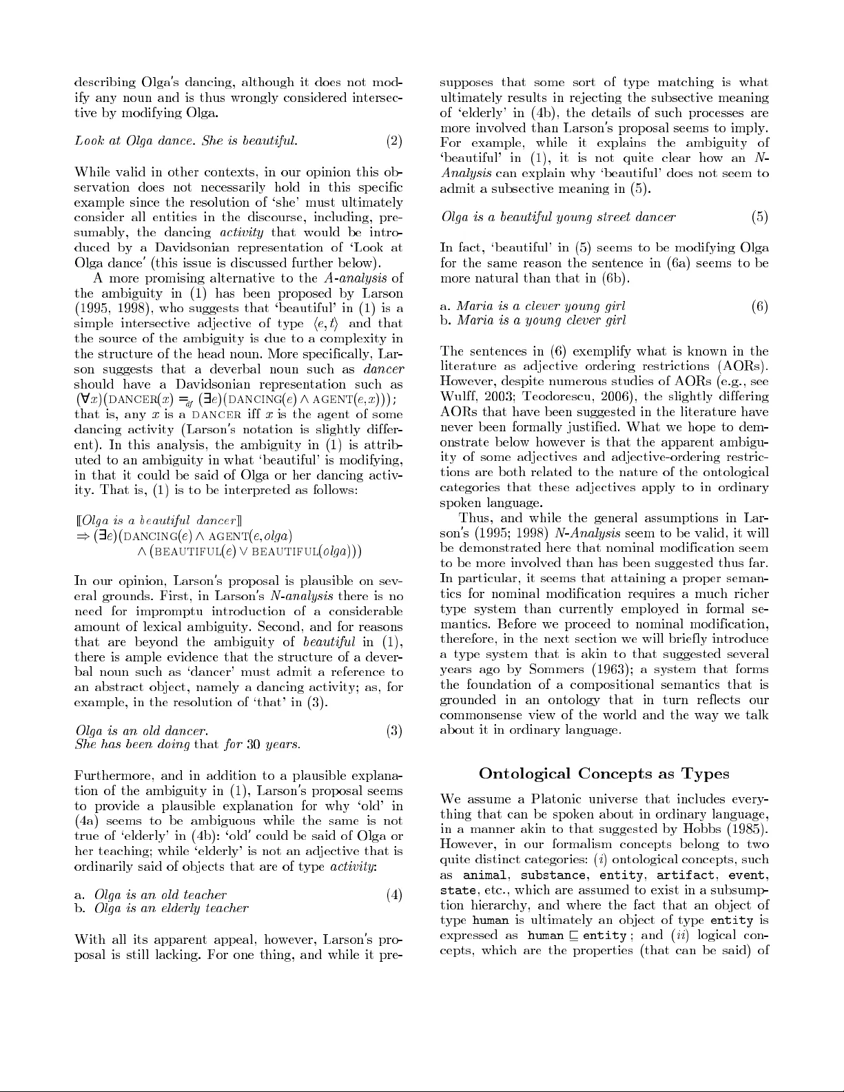 형용사를 고차 다형 함수로 보는 새로운 의미론