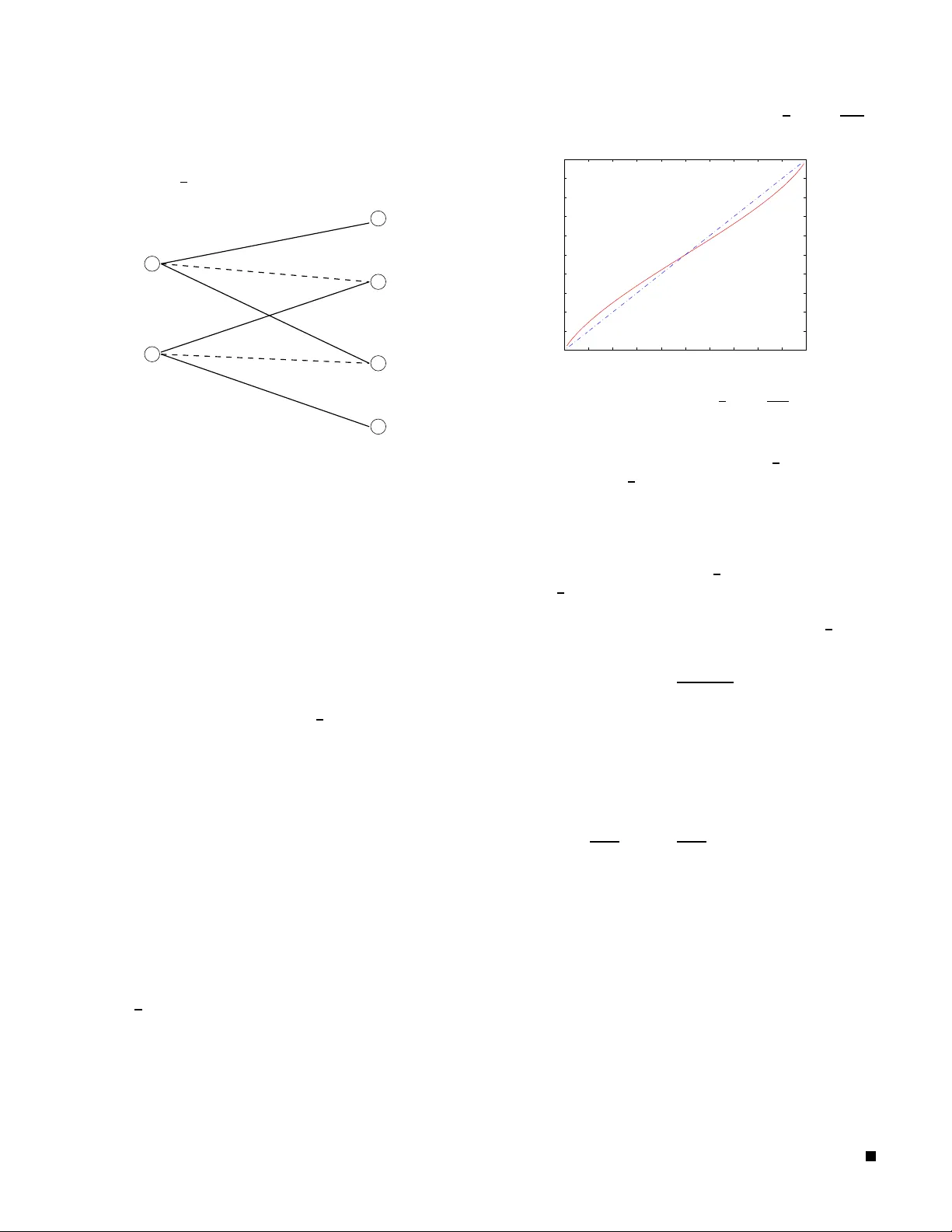2수신기 이산 메모리 없는 방송채널의 내부·외부 경계 분석