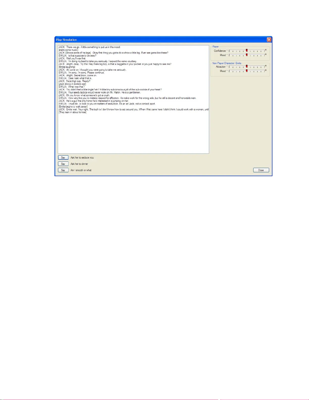 SimDialog: A visual game dialog editor