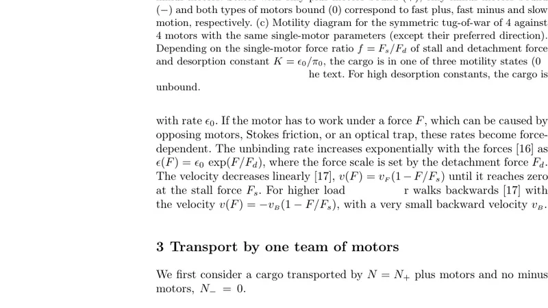 Traffic by small teams of molecular motors