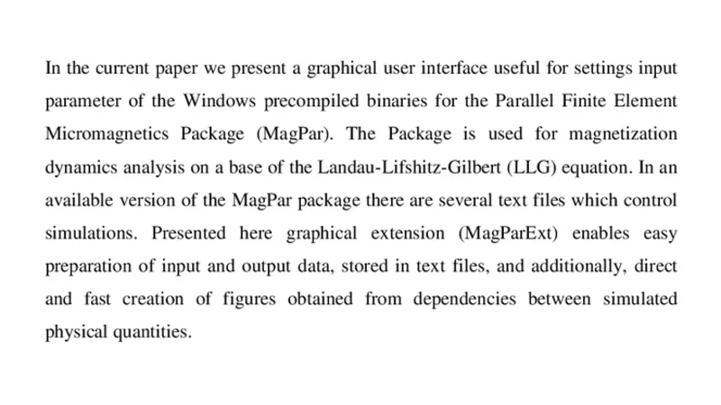 윈도우용 병렬 유한요소 마그네틱 시뮬레이션 그래픽 확장