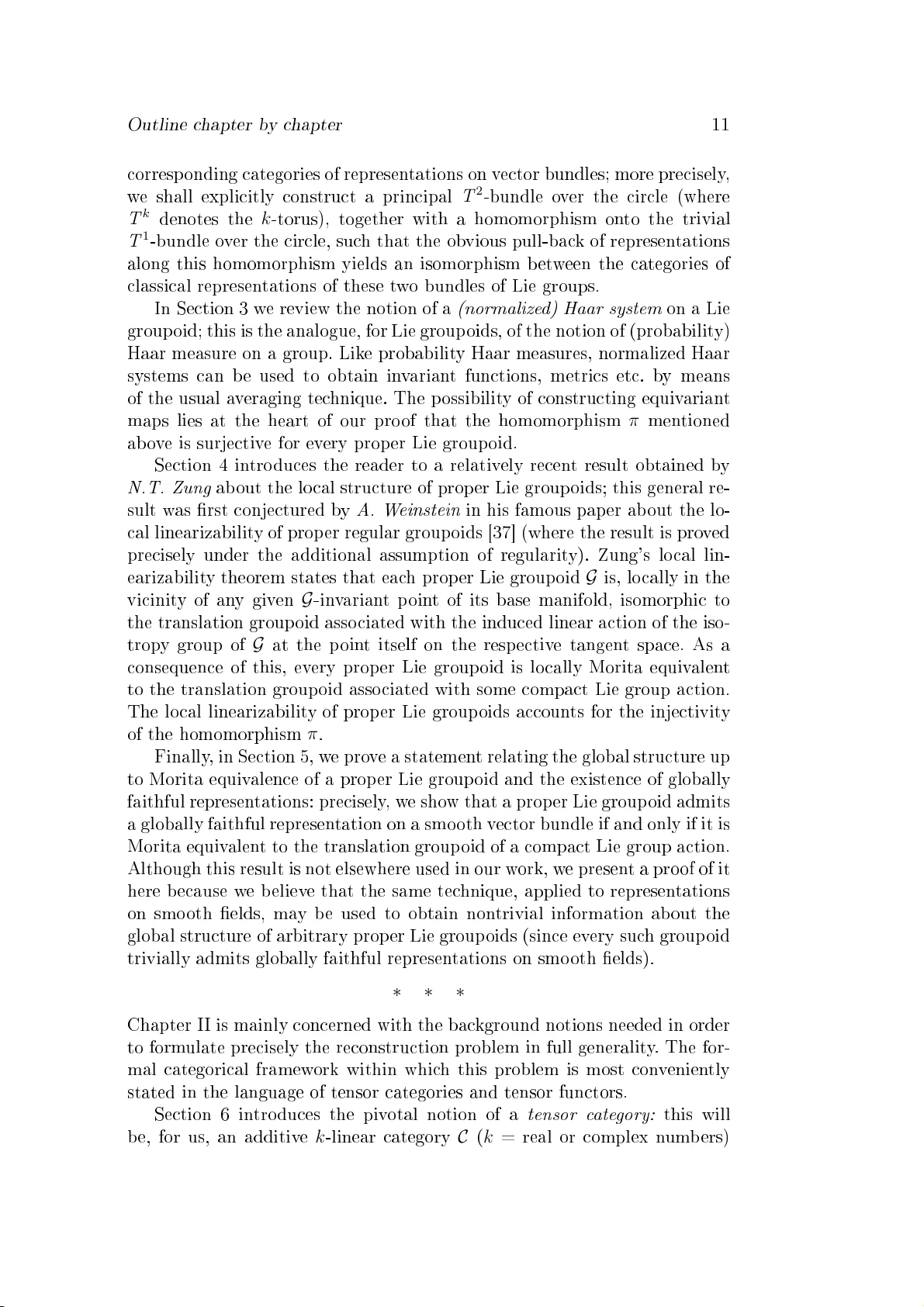 적절한 리 군체에 대한 탄나카 이중성 정리