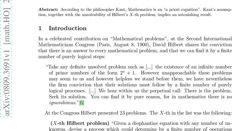 In whose mind is Mathematics an 'a priori cognition'?
