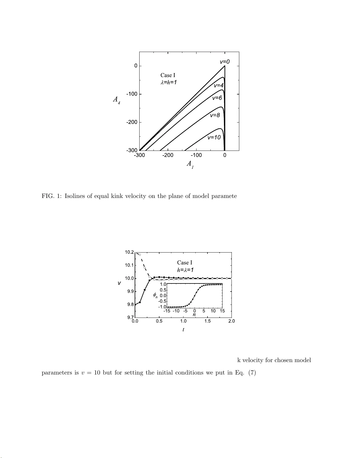 High-speed kinks in a generalized discrete $phi^4$ model