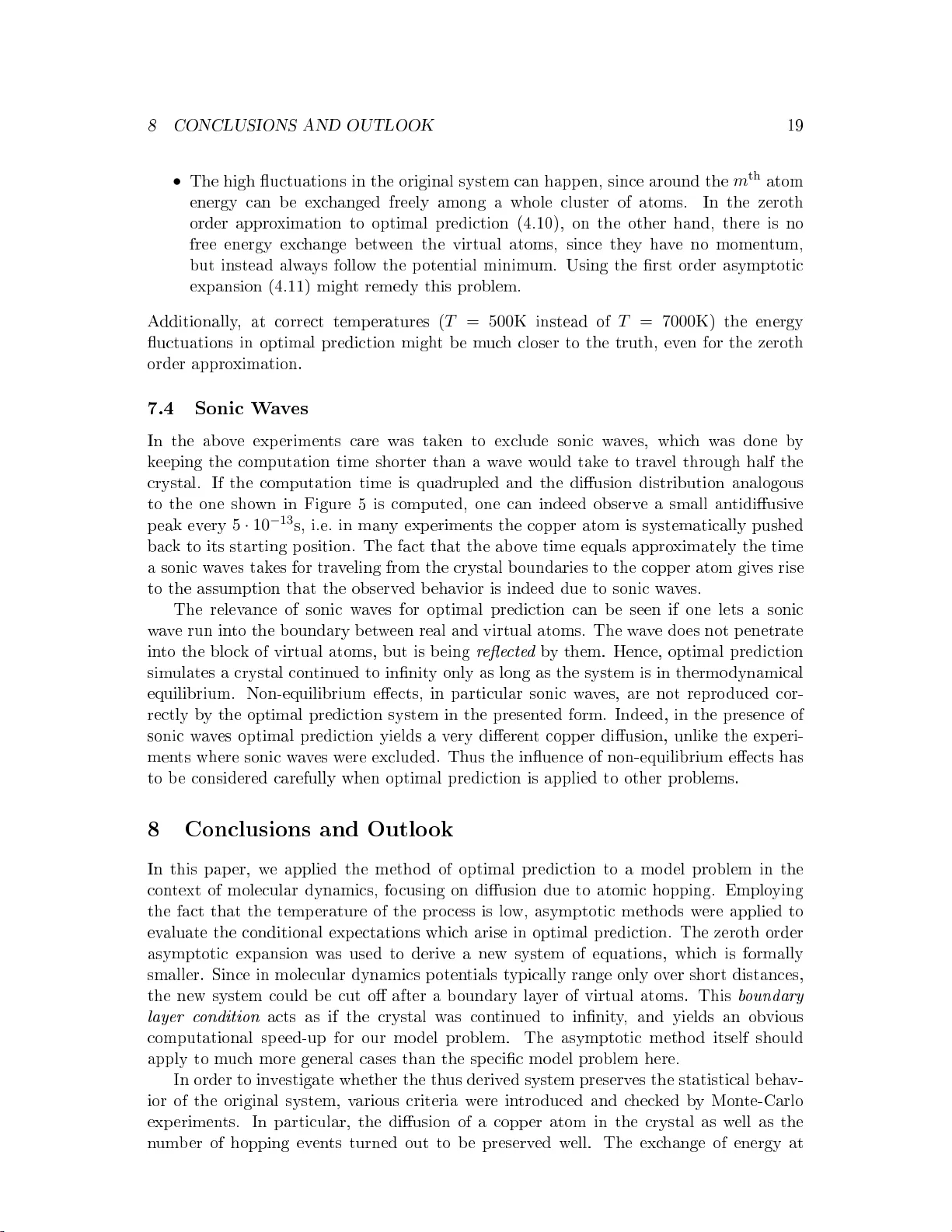 Optimal prediction in molecular dynamics