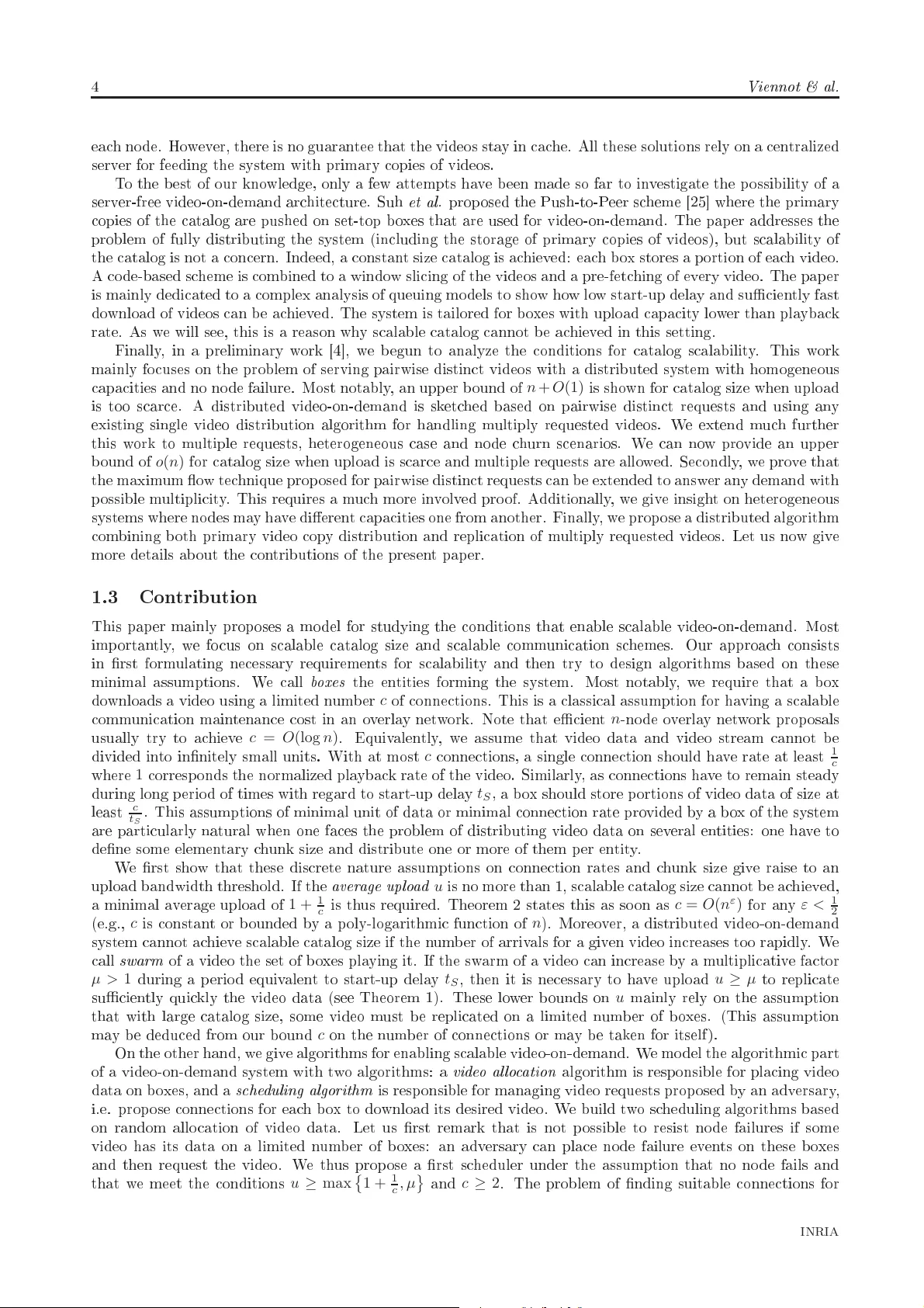 확장 가능한 분산 비디오 온디맨드 이론적 한계와 실용 알고리즘