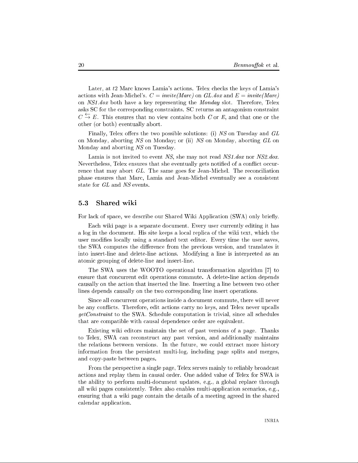 테렉스: 협업 애플리케이션을 위한 쓰기 공유 지원 시스템