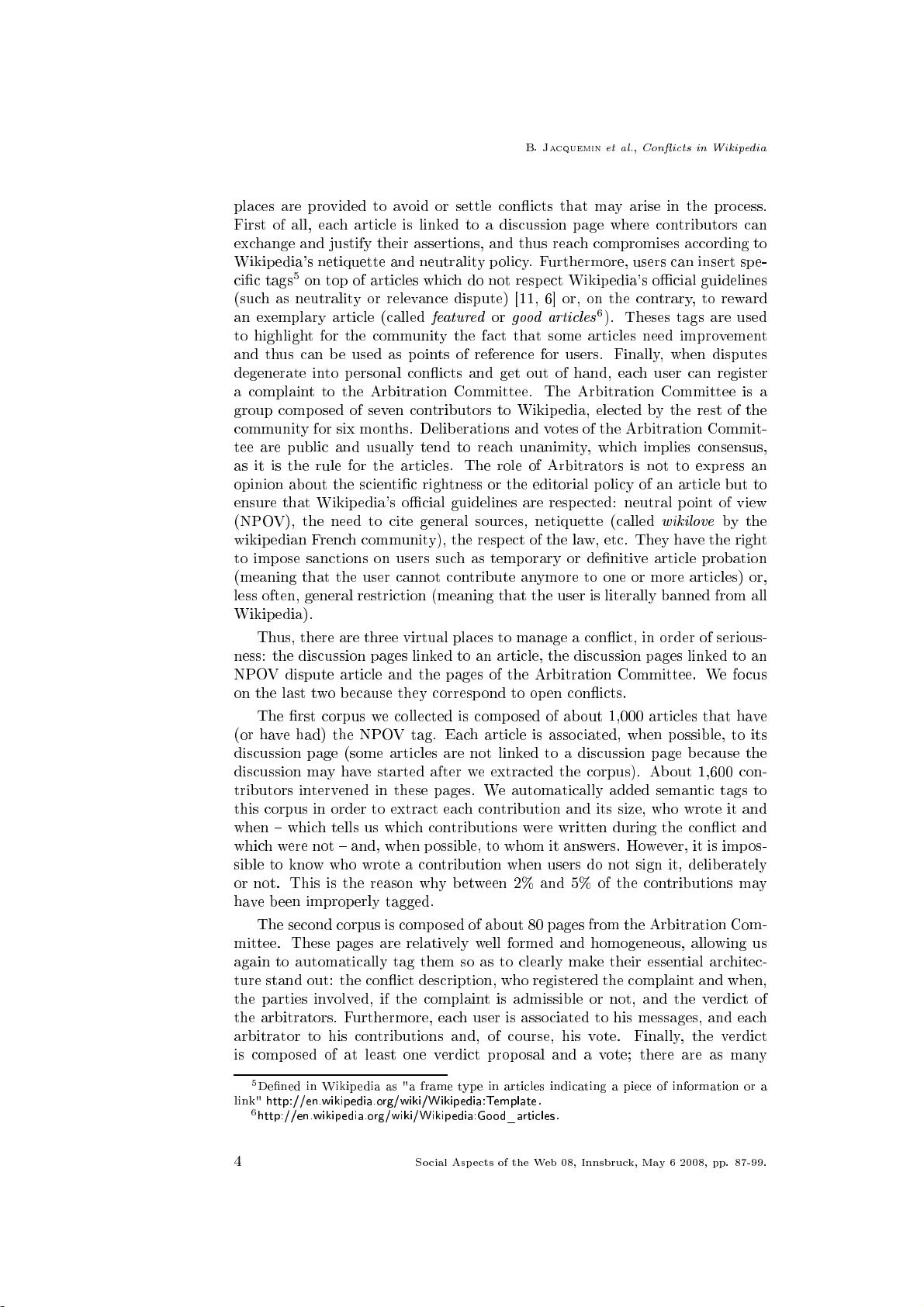 위키백과 갈등 관리와 사용자 역할 분석