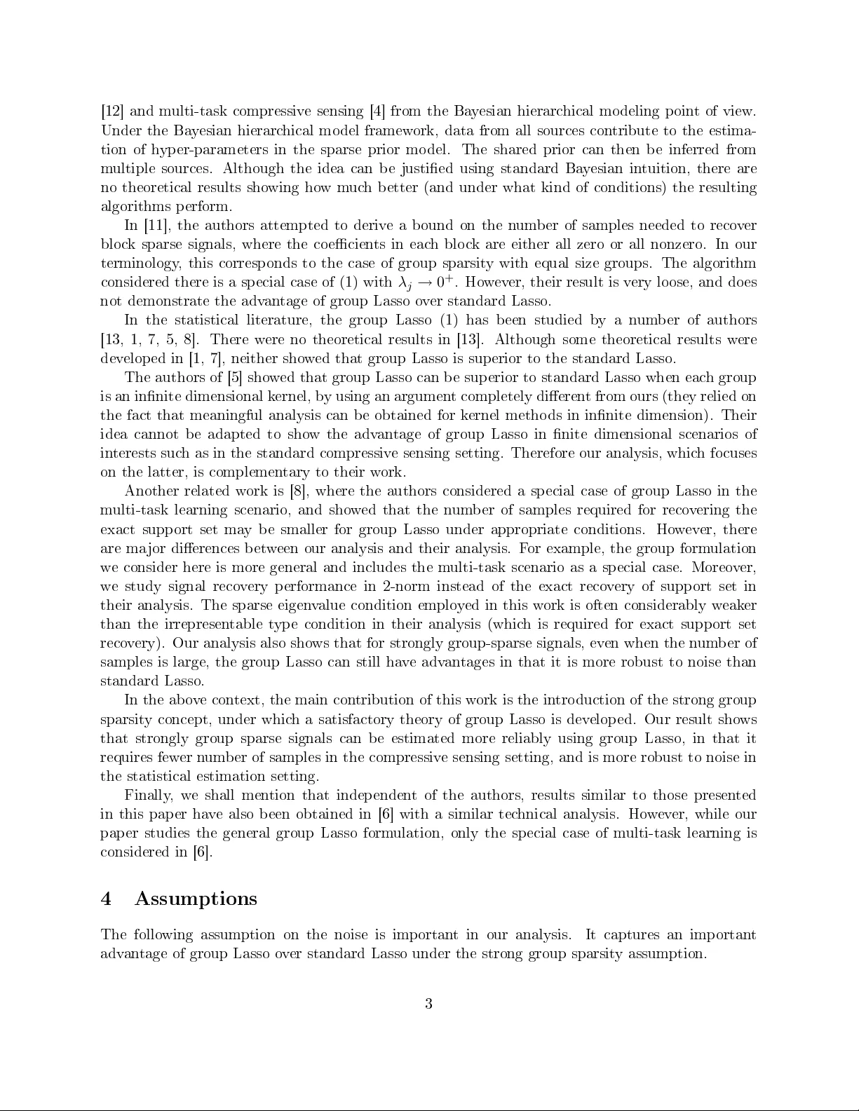 그룹 라쏘의 강력한 그룹 희소성 이점