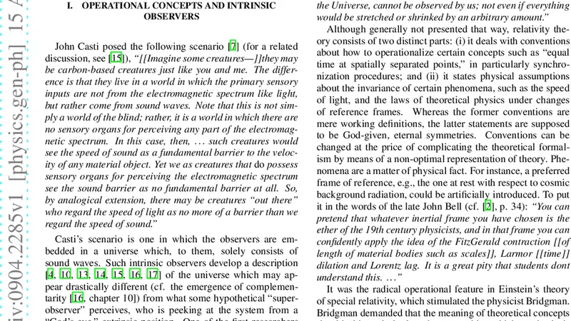 Time generated by intrinsic observers