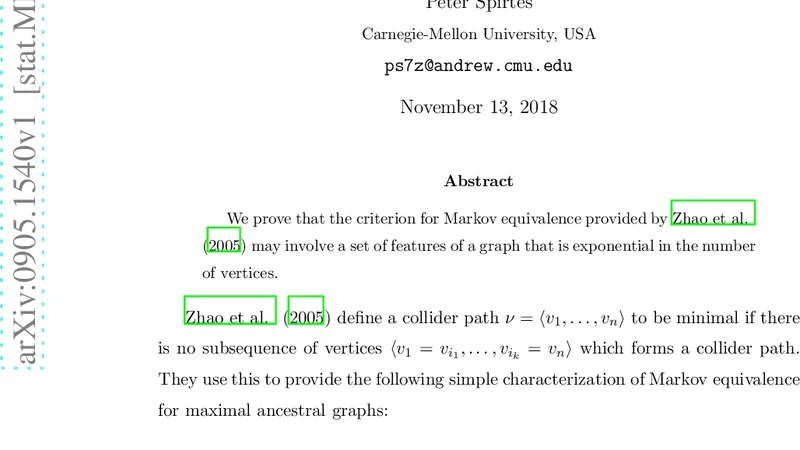 조상 그래프의 마코프 동등성 복잡도 폭발