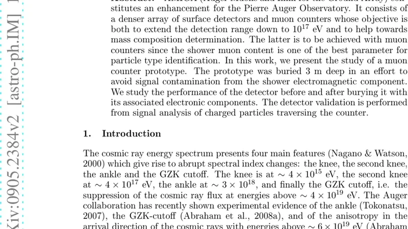 First buried muon counter prototype for the Auger Observatory