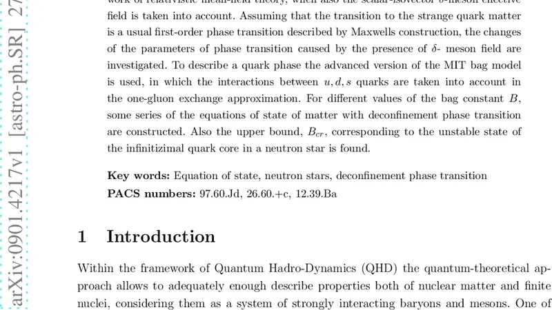 Equation of state for nuclear matter in relativistic mean-field theory   and Maxwellian phase transition to strange quark matter