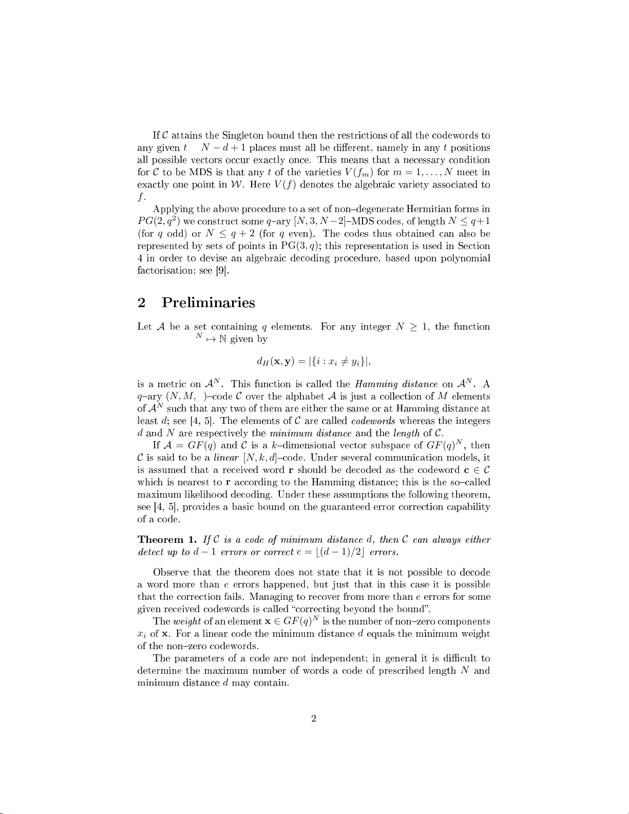 헐미티안 형태를 이용한 3차원 MDS 코드 구축