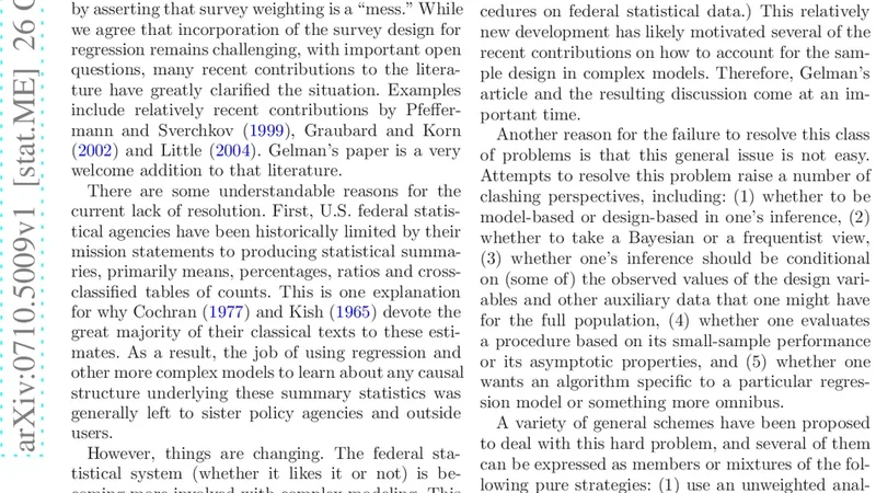 Comment: Struggles with Survey Weighting and Regression Modeling