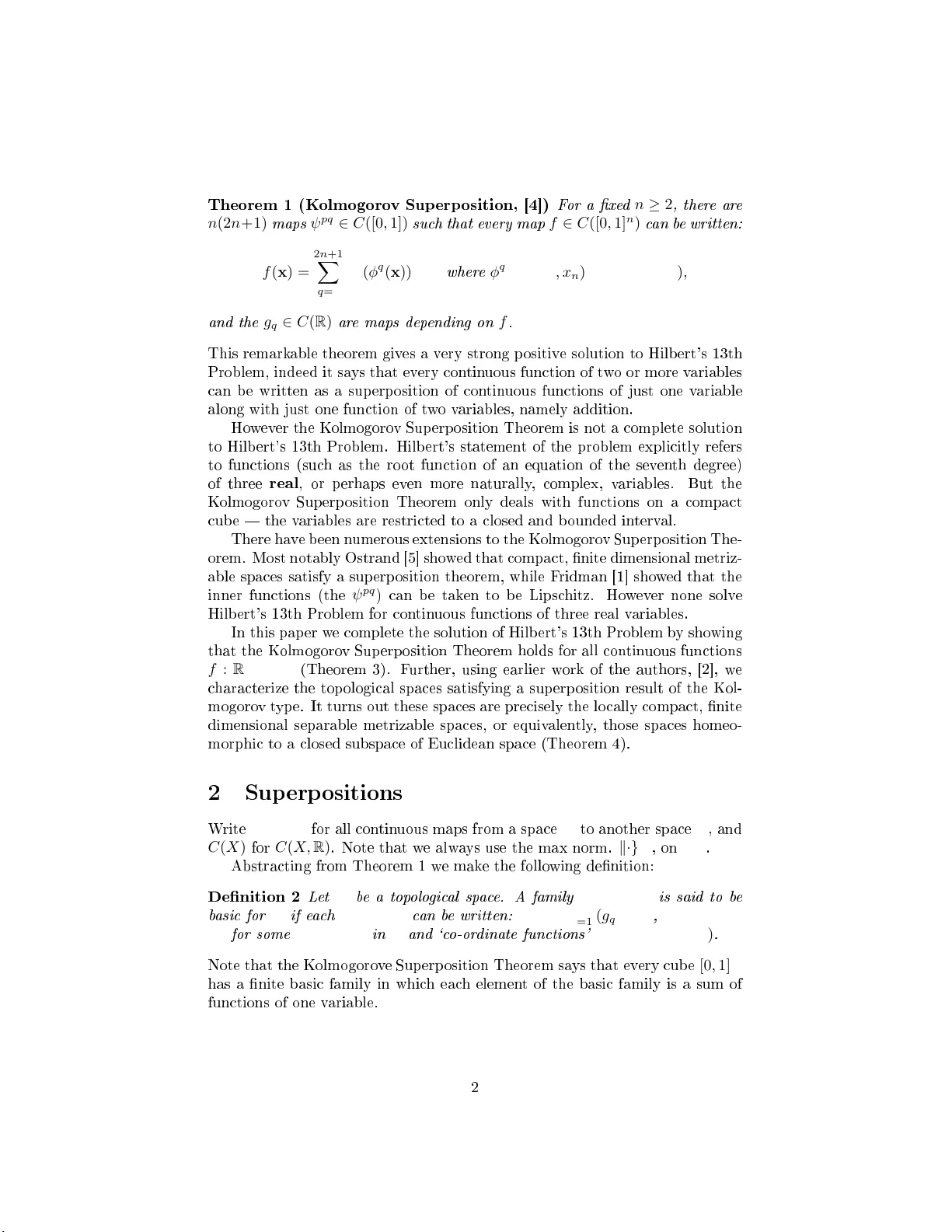 On Hilberts 13th Problem