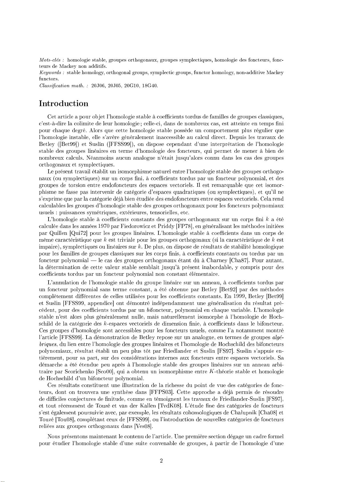 Sur lhomologie des groupes orthogonaux et symplectiques `a   coefficients tordus