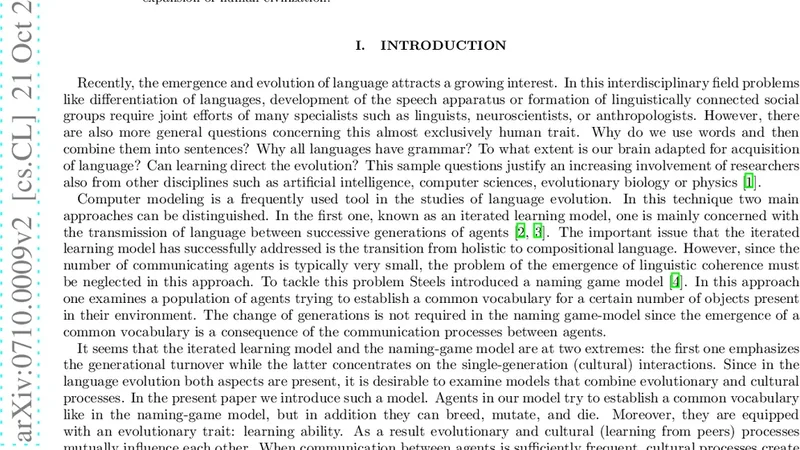 Bio-linguistic transition and Baldwin effect in an evolutionary   naming-game model