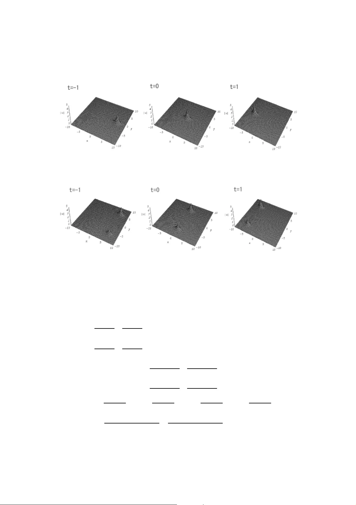 2차원 비국소 비선형 슈뢰딩거 방정식의 국소 솔리톤
