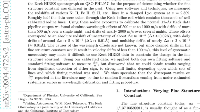 Wavelength Accuracy of the Keck HIRES Spectrograph and Measuring Changes   in the Fine Structure Constant
