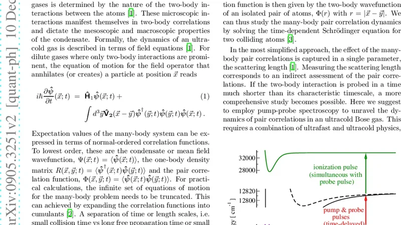 Pump-probe spectroscopy of two-body correlations in ultracold gases