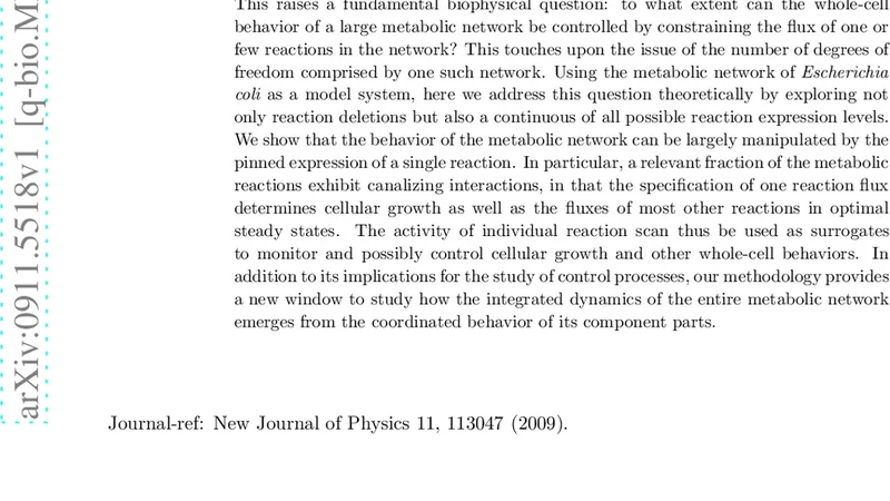 Slave nodes and the controllability of metabolic networks