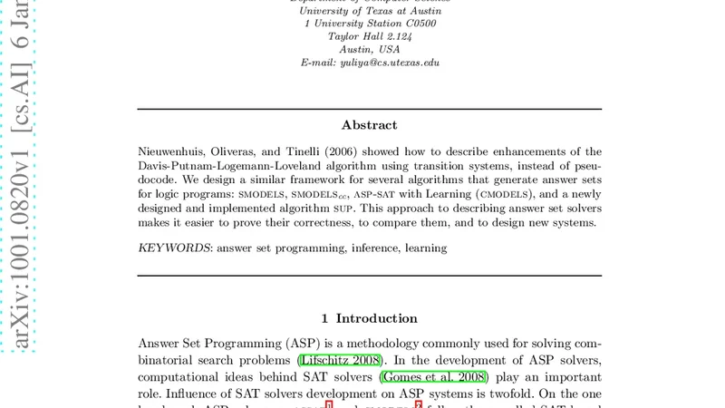 Abstract Answer Set Solvers with Learning