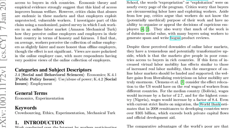 The Condition of the Turking Class: Are Online Employers Fair and   Honest?
