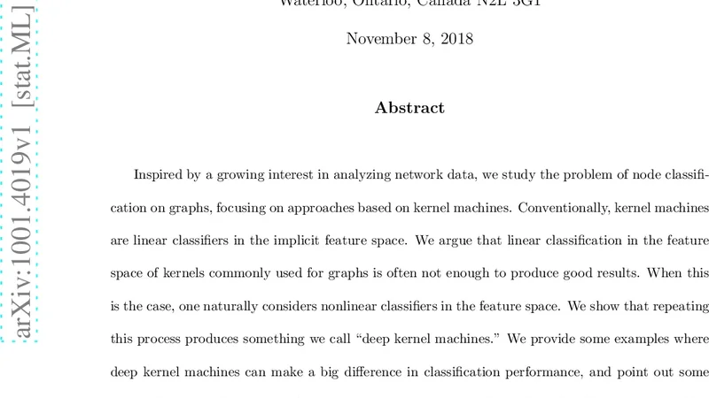 깊은 커널 머신을 이용한 네트워크 데이터 분류