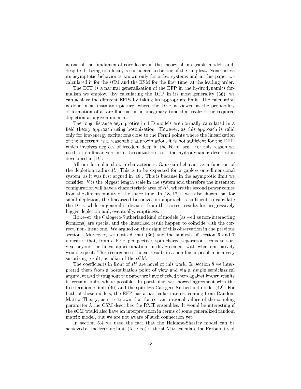Emptiness and Depletion Formation Probability in spin models with   inverse square interaction