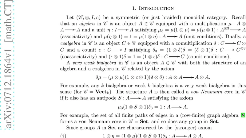 On endomorphism algebras of separable monoidal functors