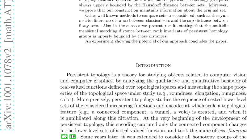 Stability of multidimensional persistent homology with respect to domain   perturbations