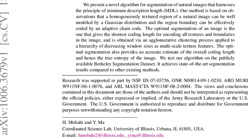 Segmentation of Natural Images by Texture and Boundary Compression