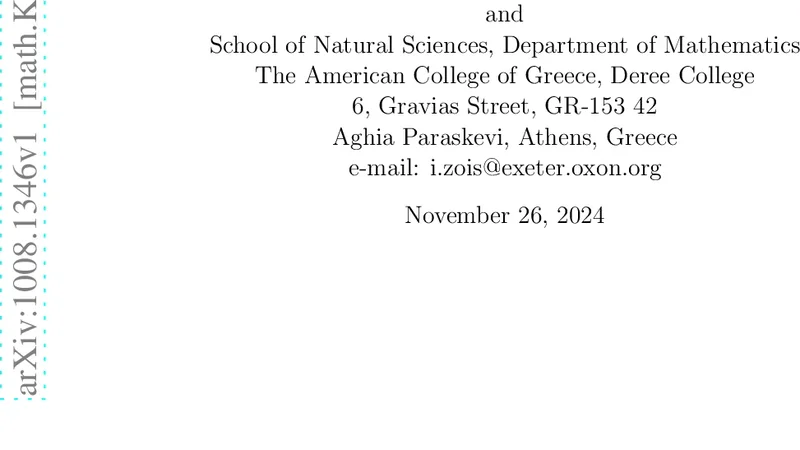 18 Lectures on K-Theory