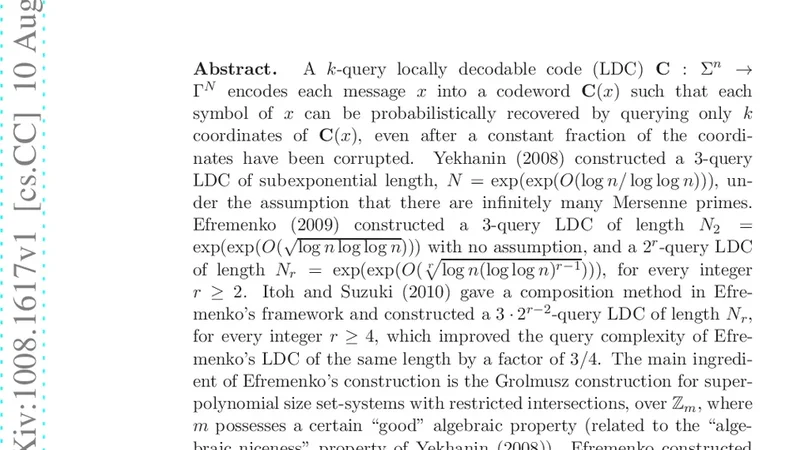 Query-Efficient Locally Decodable Codes of Subexponential Length