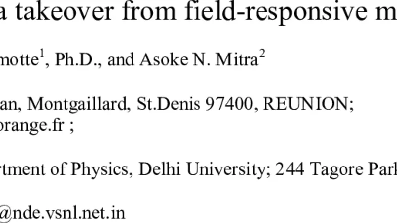 Genesis: A takeover from field-responsive matter?