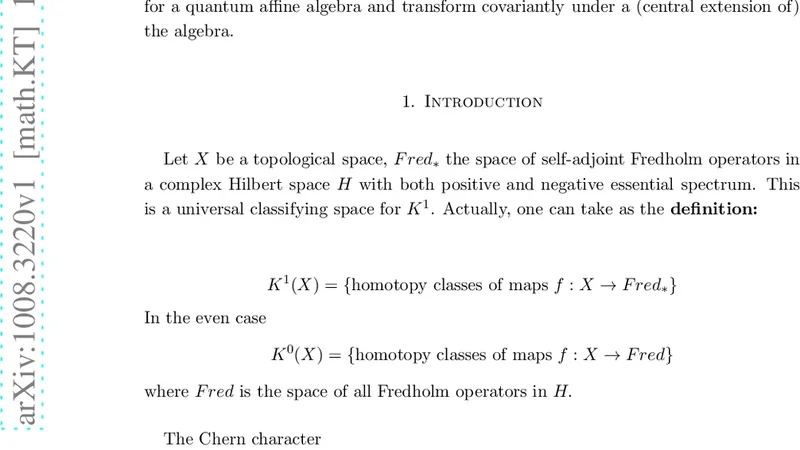 Families of Dirac operators and quantum affine groups