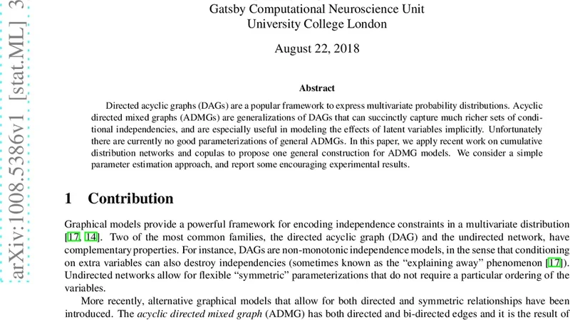 Mixed Cumulative Distribution Networks